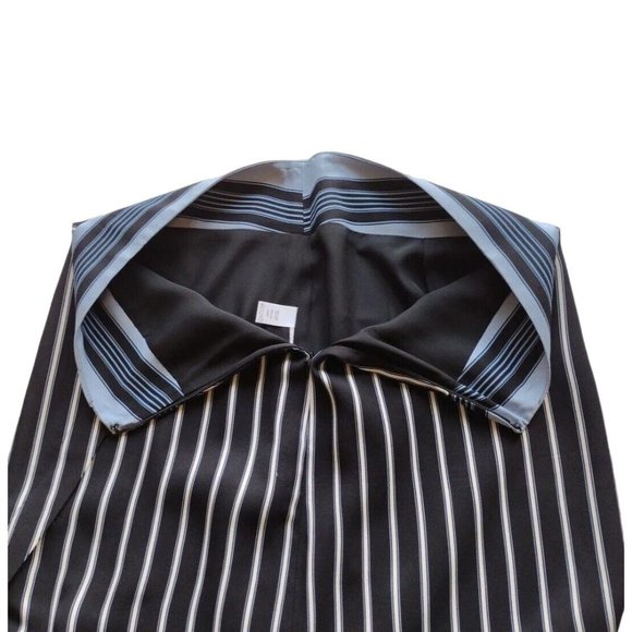 Loft Skirt 6 Front Faux Wrap Side Zip Nautical - Picture 9 of 10